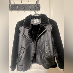 Zara girls moto jacket